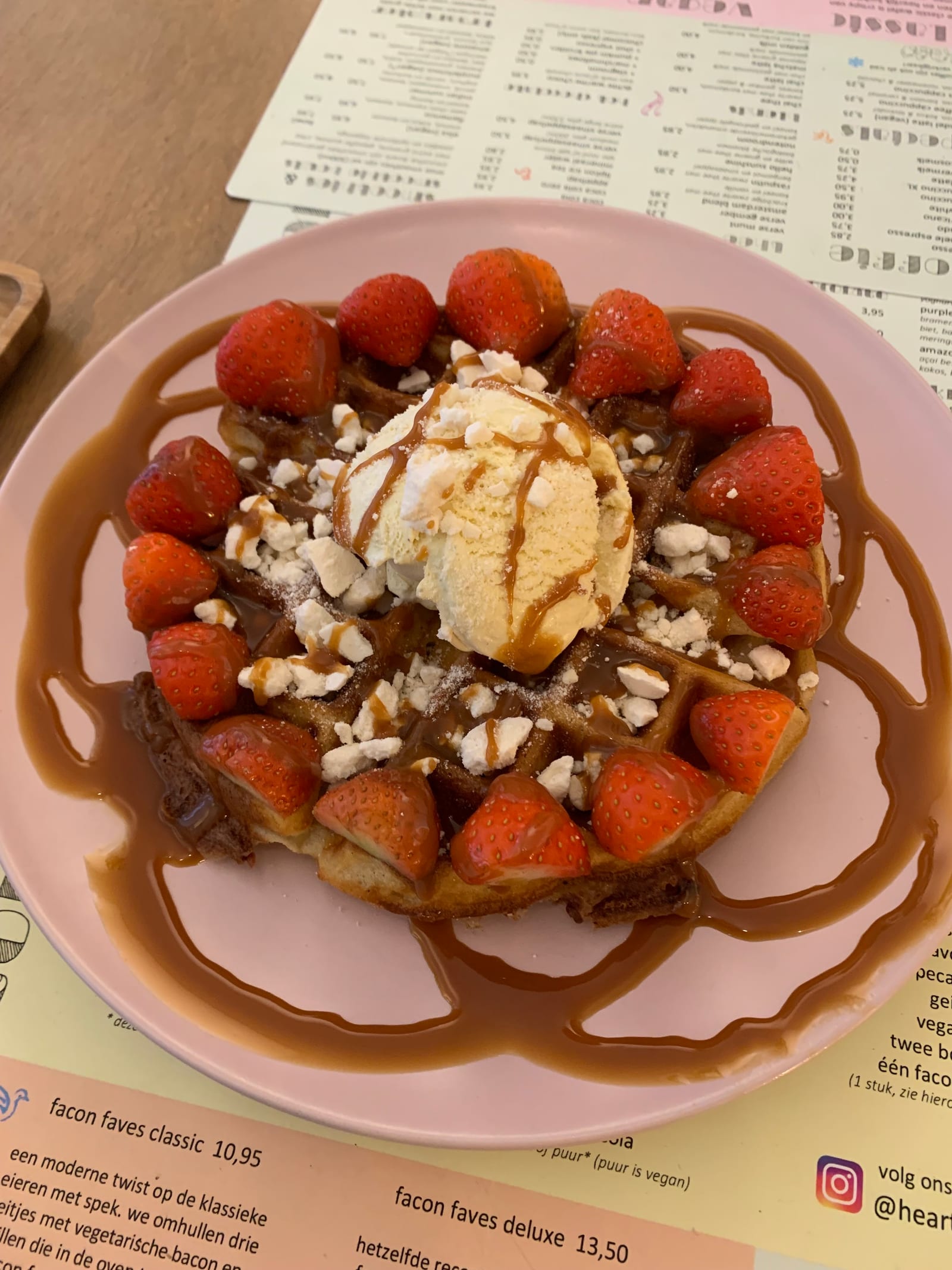 Heart-Garden Waffles & Coffee