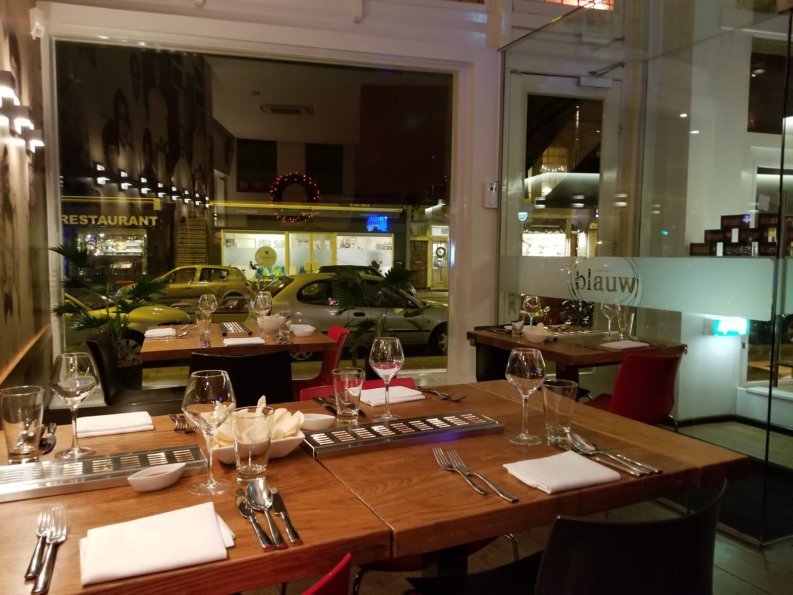 Restaurant Blauw Amsterdam