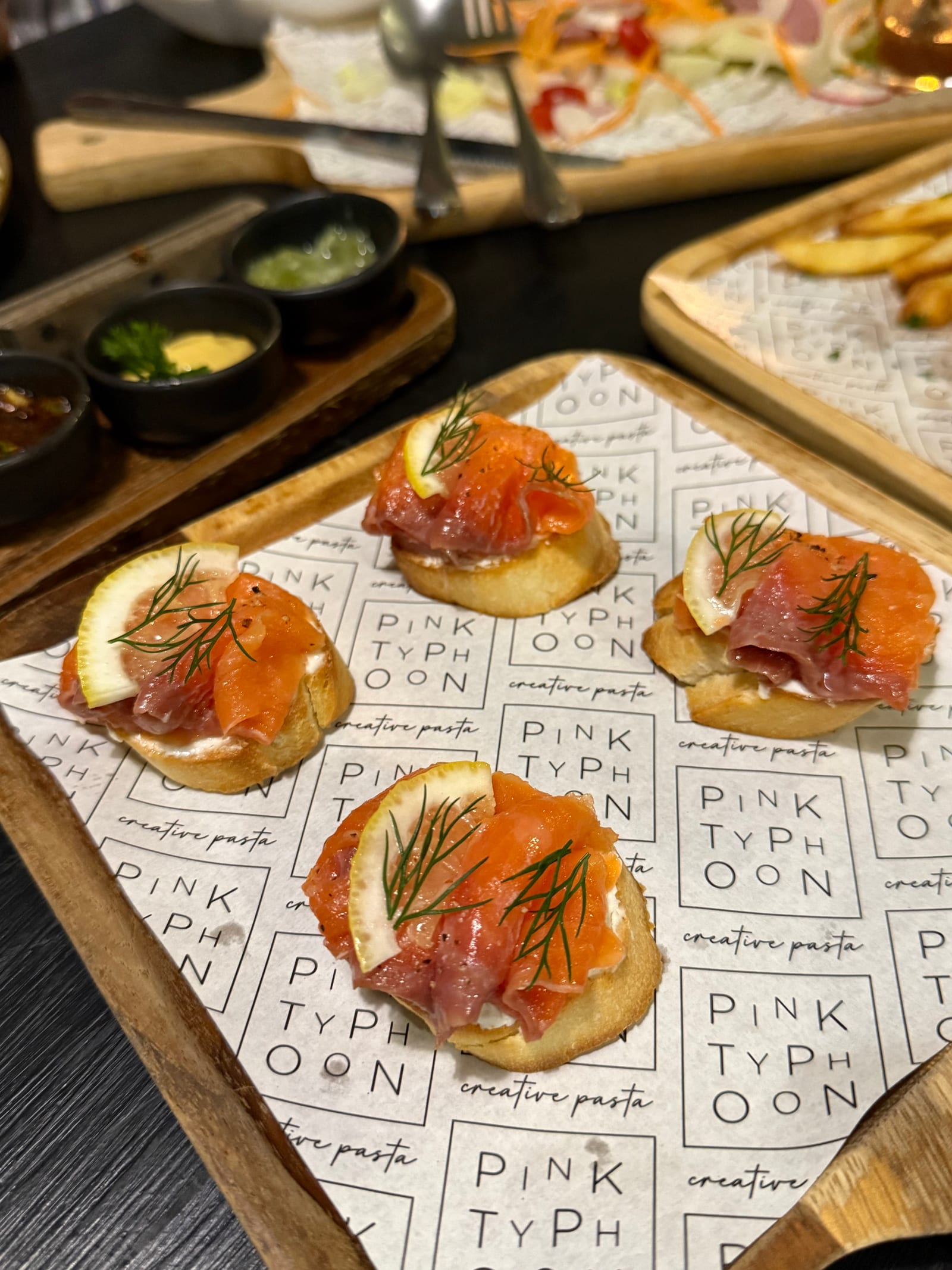 Pink Typhoon Creative Pasta, Steak & Wine