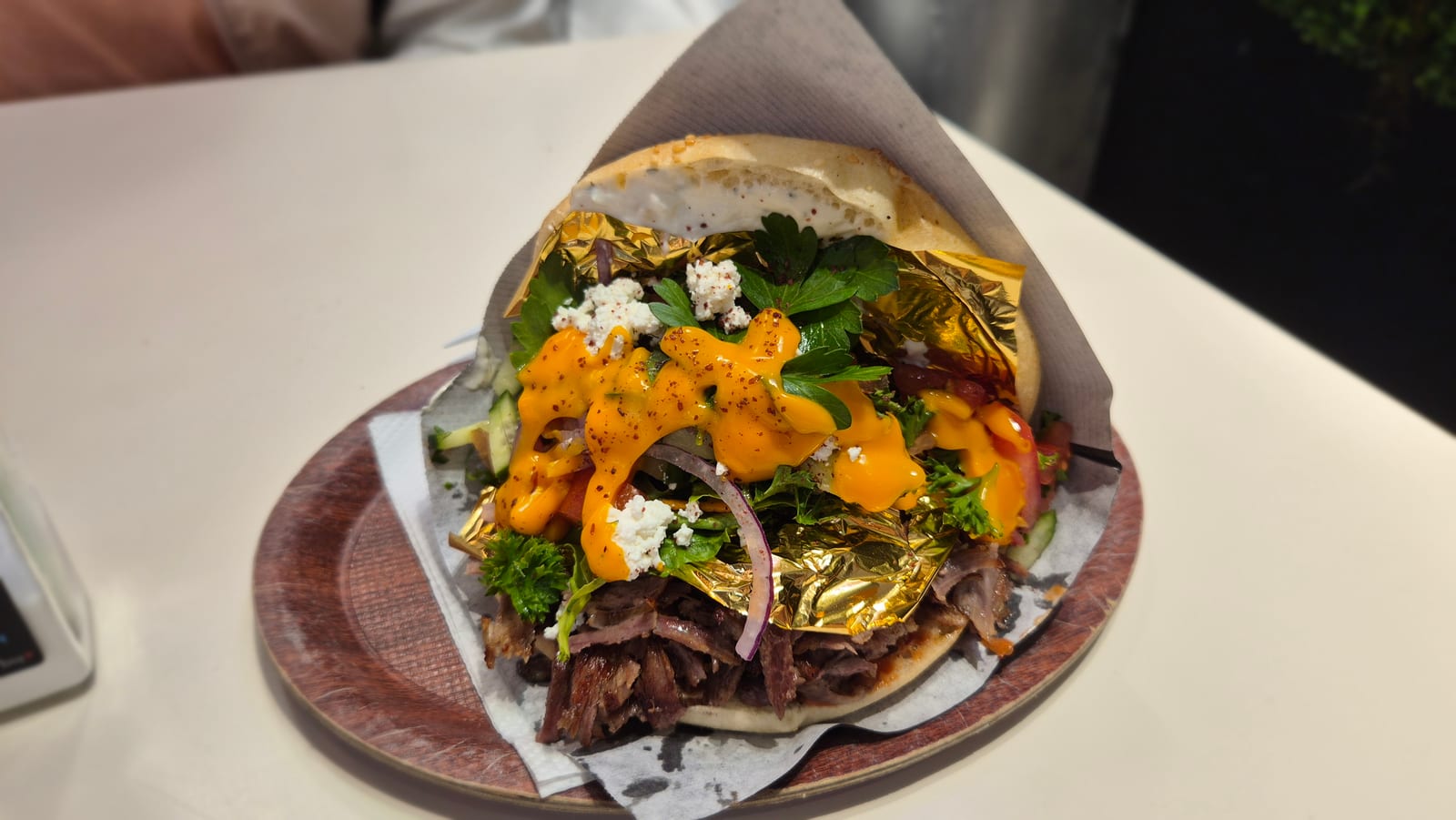 7 Days Original Beef & Chicken Cheesekebap-Döner-Waffeln-Veganfood