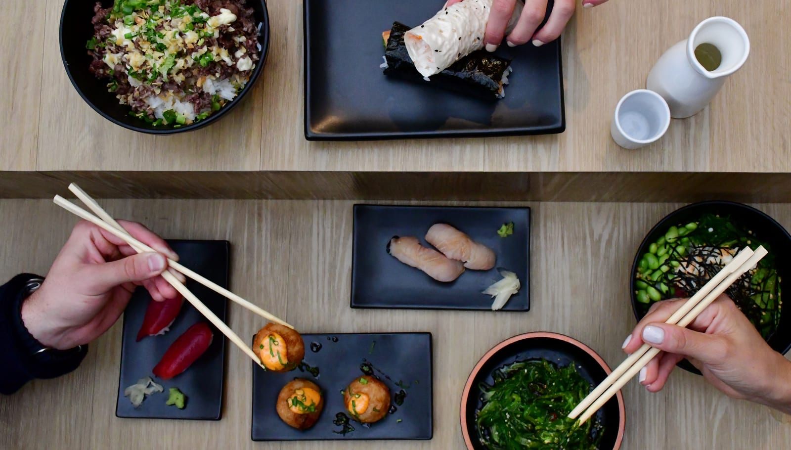Koi Hand Roll & Poke