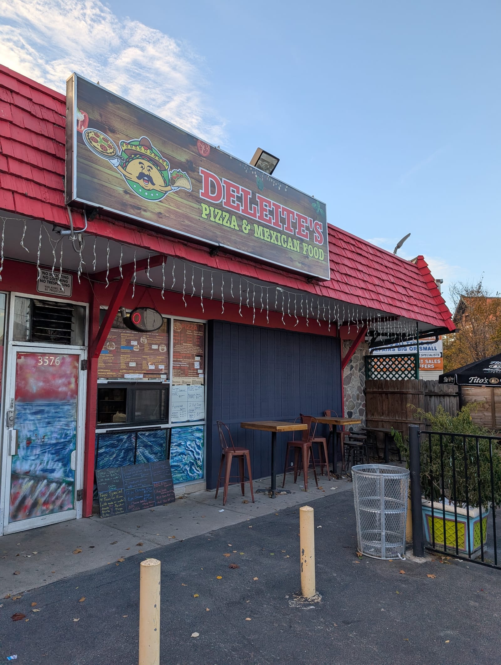 Deleite’s Pizza and Mexican Food