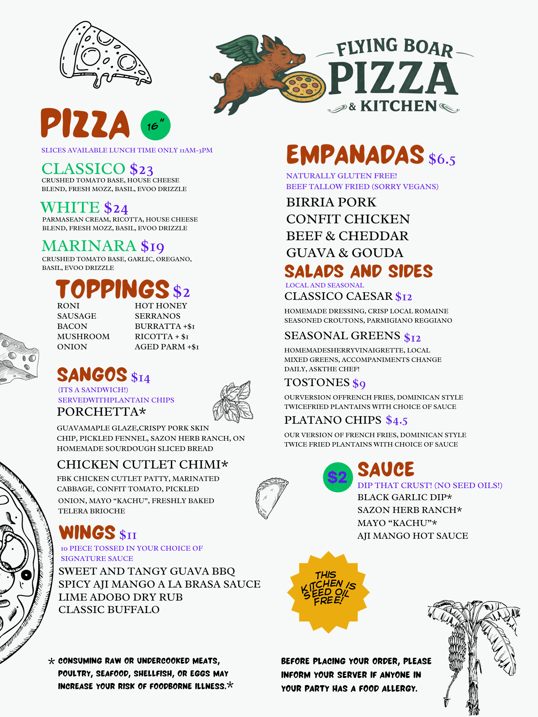 Flying Boar Pizza & Kitchen