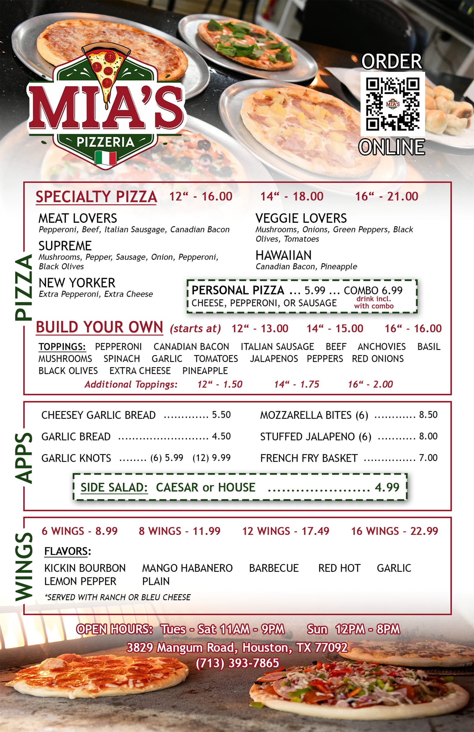 Mia’s Pizzeria