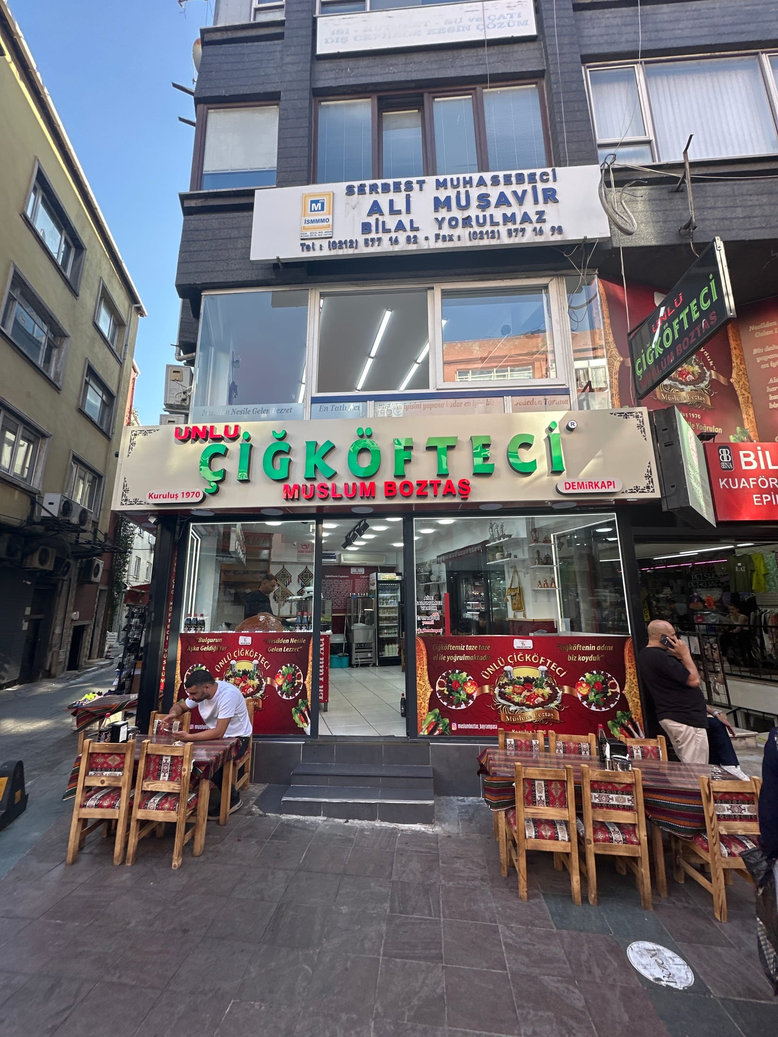 Ünlü Çiğköfteci Müslüm Boztaş Demirkapı