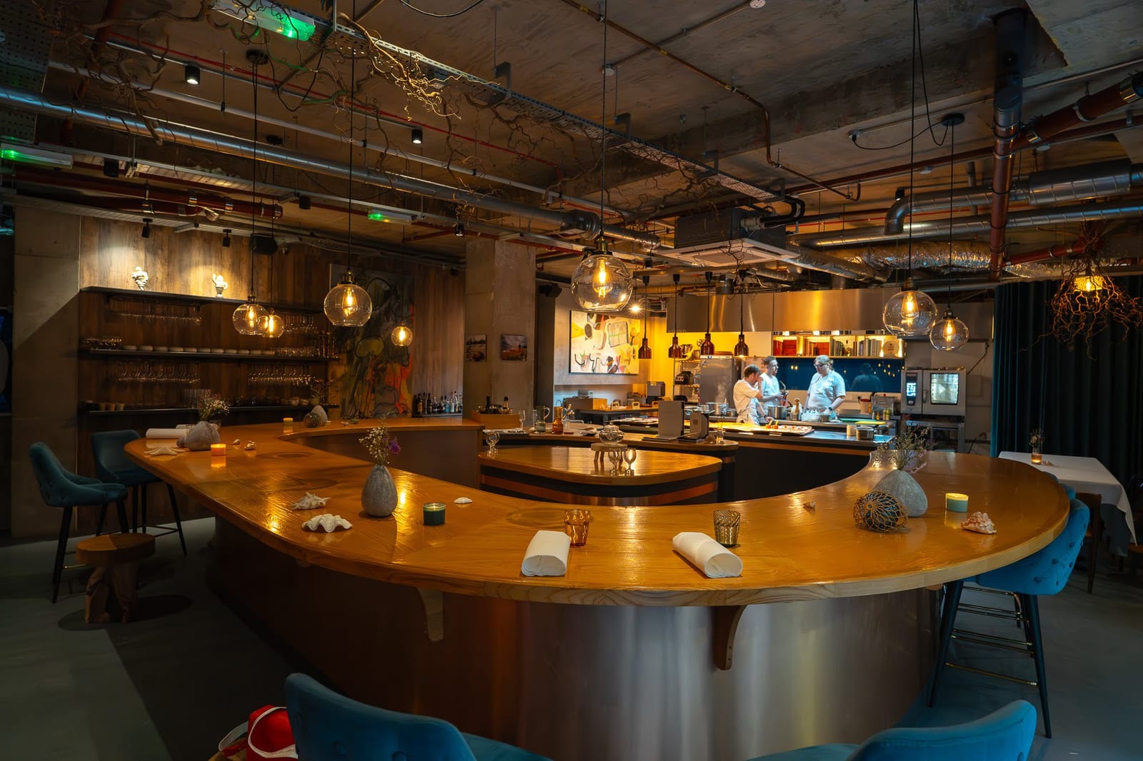 Behind Restaurant