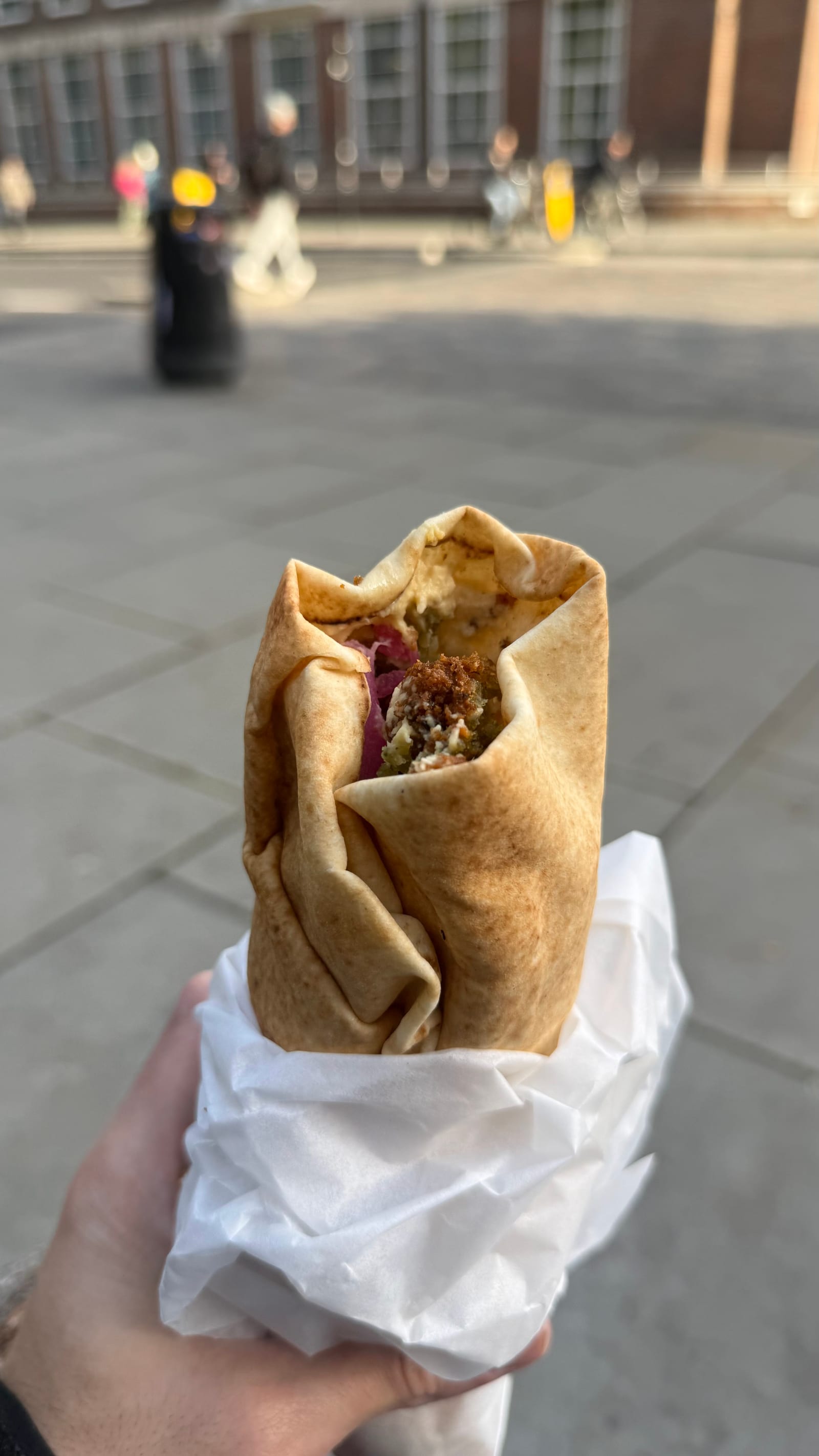 Falafel and Halloumi