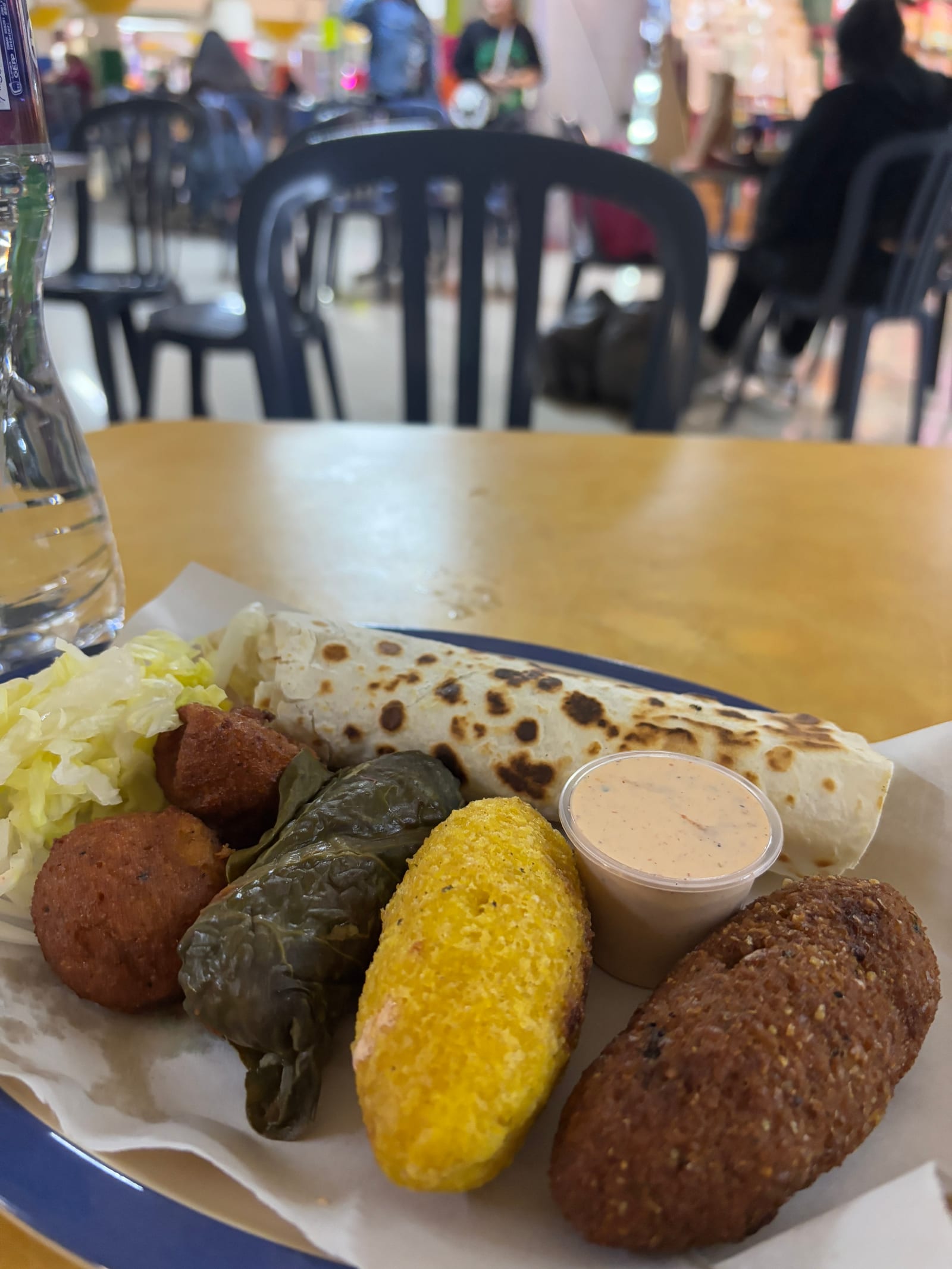 Arabic Food. Shawarma and Falafel Mr. Abbas