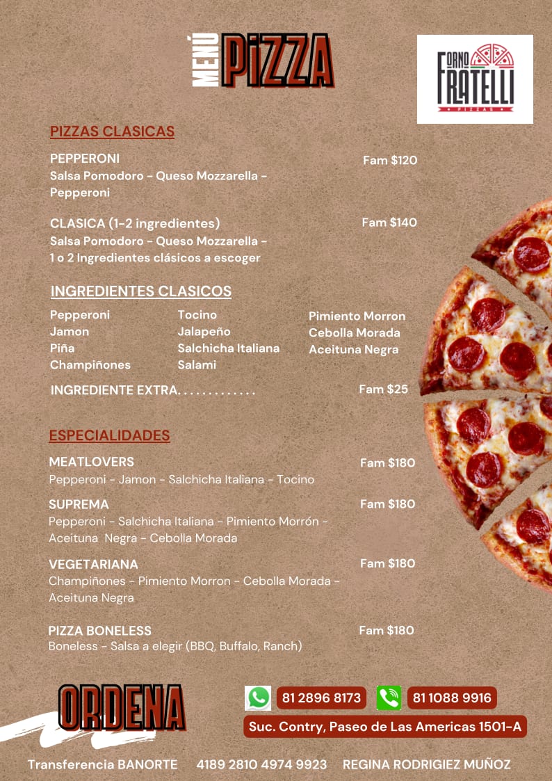 Forno Fratelli Pizzas