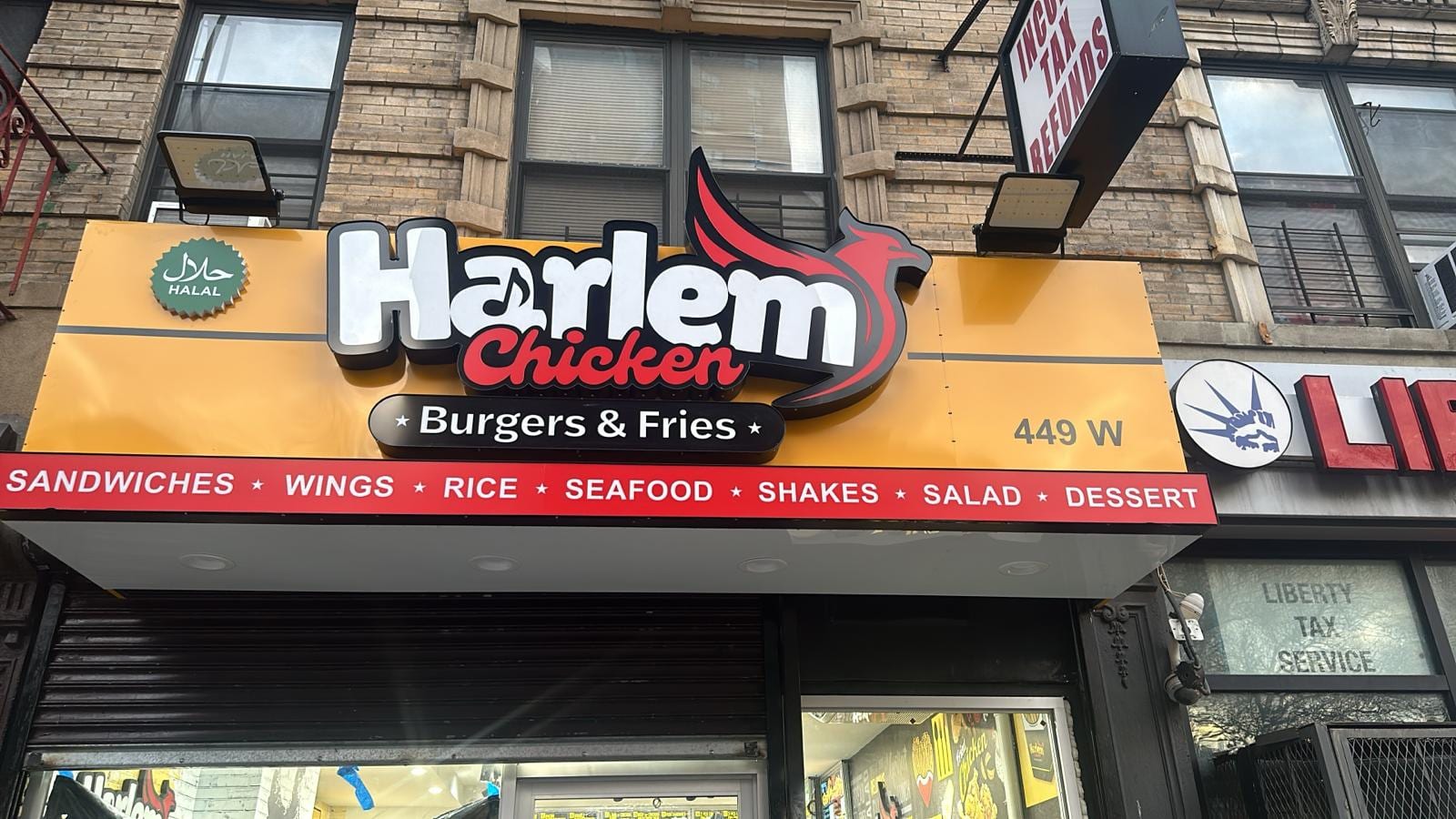 Harlem Chicken Burger & Fries