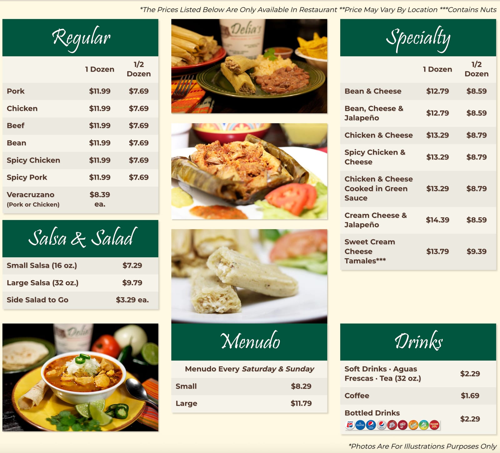 Delia's Specializing in Tamales
