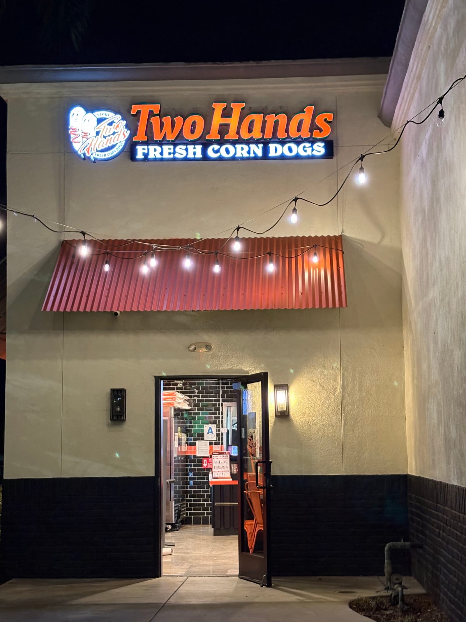 Two Hands Corn Dog Mira Mesa