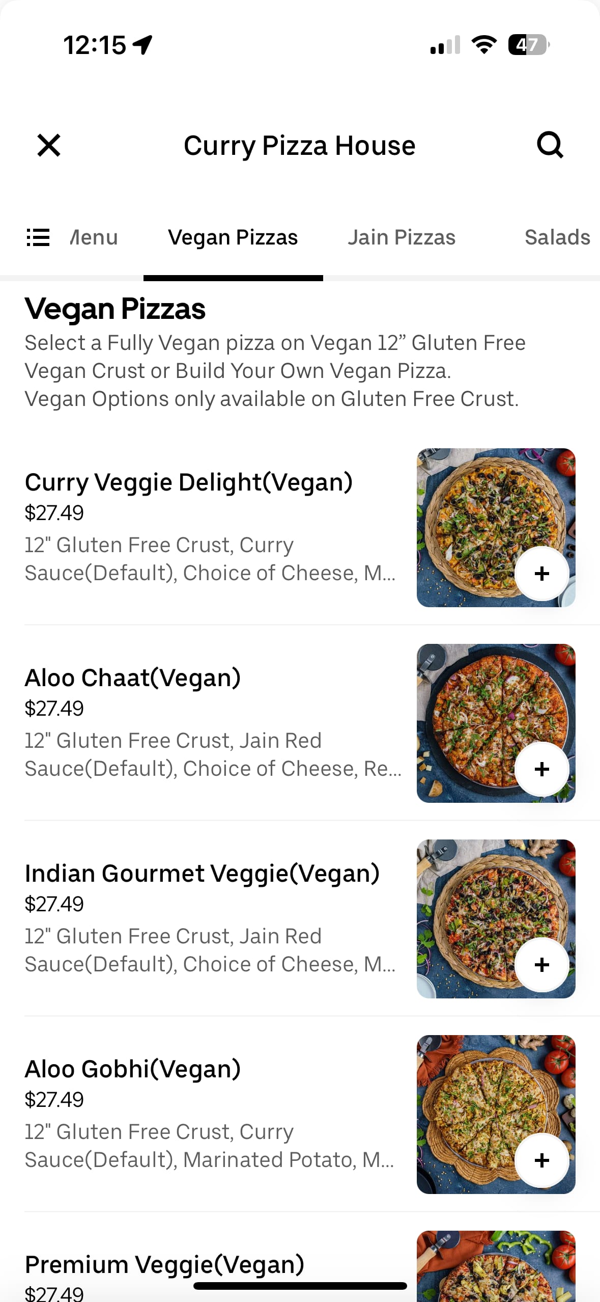 Curry Pizza House San Jose Union Ave